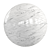 Monochrome Elegance: Black Stripes White Marble 3D model small image 1