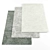 Stylish Set of 3 Carpets 3D model small image 1