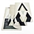 Modern Rugs Set - 4 Pieces 3D model small image 1
