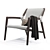 Rubelli Casa Tela Armchair: Stylish, Comfortable, and Versatile 3D model small image 2