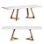 Avalon Folding Dining Table - Beautiful & Functional 3D model small image 1