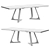 Avalon Folding Dining Table - Beautiful & Functional 3D model small image 3