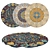 Versatile Round Rugs Set 3D model small image 1