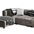 Modern Boconcept Sofa: 2015 Edition 3D model small image 2