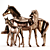 Equestrian Photogrammetry Sculptures 3D model small image 7