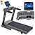 FitLogic Treadmill: Innovative Fitness Solution 3D model small image 1