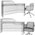 Elegant Wittmann Furniture Set 3D model small image 2