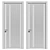 Elegant Interior Door - 120cm 3D model small image 2