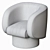 Ivy Rotunda Chair: Elegant and Luxurious 3D model small image 4