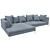 Charles Large: Modern Design Sofa 3D model small image 2