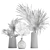 Palm Leaf Bouquet 3D model small image 7