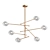 Modern LED Ceiling Chandelier: Jeta 3D model small image 1