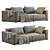 Nordic XYZ Sofa - Modern Scandinavian Style Couch 3D model small image 3