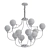 Sleek Loft ASTORIA Chandelier 3D model small image 2