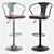 Modern Tolix Arms Soft Bar Stool 3D model small image 5