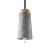 Coburg Wooden Concrete Pendant 3D model small image 4