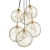 Sleek Skye 6-Light Chandelier 3D model small image 1