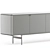 Modern Rustic Leyla Sideboard 3D model small image 3