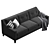 Modern Hyllie Dark Gray Ikea Froslov Sofa 3D model small image 4