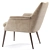 Modern Elegance: Finley Lounge Chair 3D model small image 2