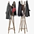 Modern Coat Rack for Easy Organization 3D model small image 3