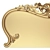 Elegant Carved Headboard 3D model small image 3