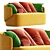 Elegant Crescent Sofa 3D model small image 5