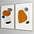 Modern Abstract Art Photo Frames 3D model small image 4