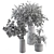 Enchanting Greenery Bouquet - Vase Included 3D model small image 6