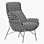 Luxurious Ditre Italia Beetle Armchair 3D model small image 6