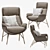 Luxurious Ditre Italia Beetle Armchair 3D model small image 7