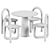 Elegant Table and Chair Set 3D model small image 2