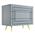 Modern Chest of Drawers | TSR2 Collection 3D model small image 2