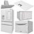 SAMSUNG 22.2CuFt Smart Kitchen Appliance 3D model small image 3