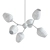 Sleek Steel Loft Pendant 3D model small image 2