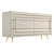 Multifunctional Chest of Drawers TSR2: Stylish Storage Solution 3D model small image 4