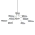 Crystal 9-Light Sputnik Chandelier 3D model small image 2