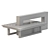 Modern Urban Bench: Sleek Design 3D model small image 3