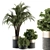 Green Oasis: Indoor Plant Set in Pot 3D model small image 1