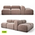 Pishka Sofa: Chic Form Mebel Design 3D model small image 5