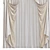 Elegant Window Drapes 3D model small image 2