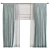 Refined Drapes: Curtain 917 3D model small image 1