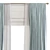 Refined Drapes: Curtain 917 3D model small image 3