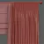 Refined Drapes: Curtain 917 3D model small image 4