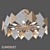 OM Origami Smart Ceiling Lamp 3D model small image 1