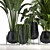 Stylish Indoor Plant Set06 3D model small image 2