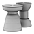 Sage Wisdom Stool: Matte Black 3D model small image 4