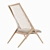 Tara Rattan Lounge Chair 3D model small image 4