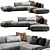 Ultimate Comfort Lema Sofa 3D model small image 1