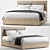 Sleek Sleep 12 - Modern Bed 3D model small image 1